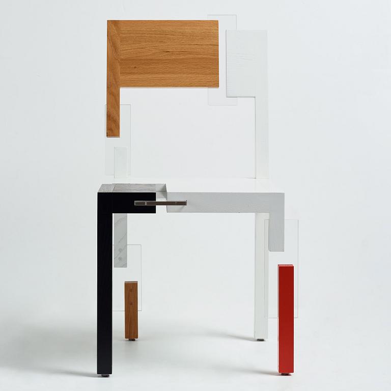 Sigurdur Gustafsson, a  "Copy and Paste", chair, for Källemo, Värnamo, post 2007, edition 66/99.
