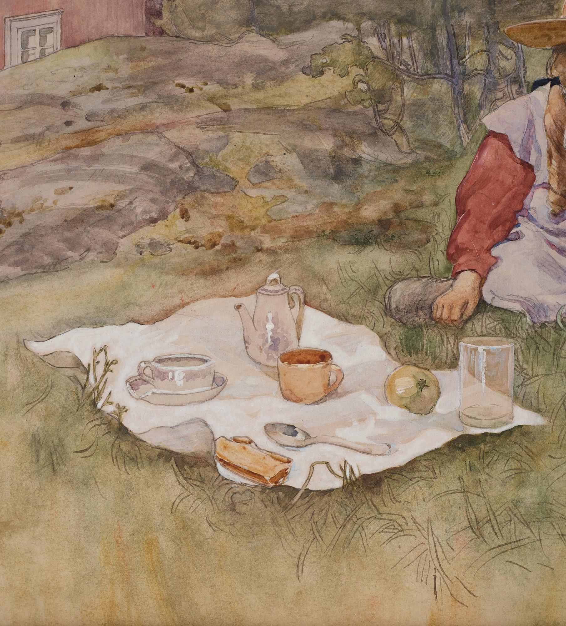 Gerda Tirén, Picknick i det gröna.