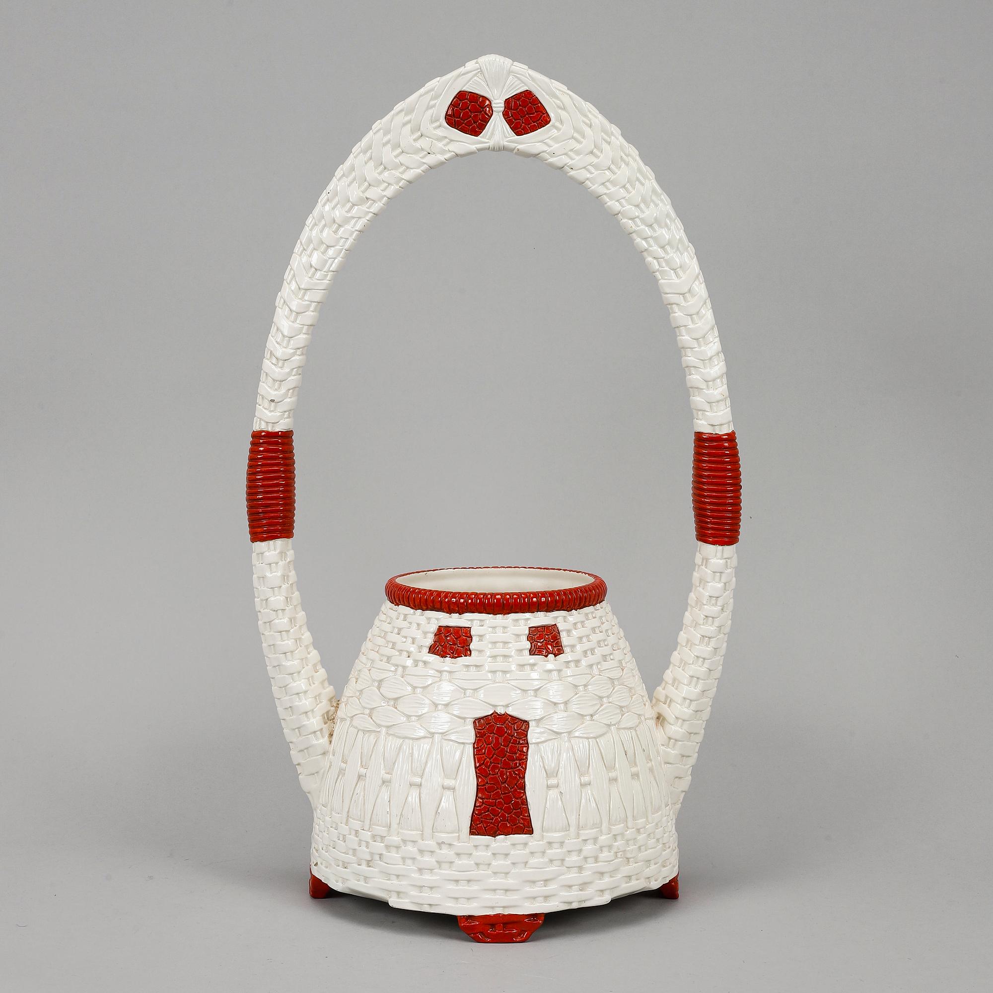 A Julius Dressler ceramic vase, Austria, early 20th century.