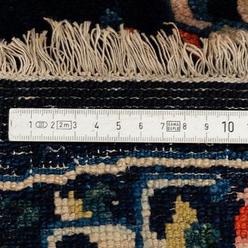 AN ANTIQUE/SEMI-ANTIQUE CHINESE HORSE COVER, 120 x 60 cm.