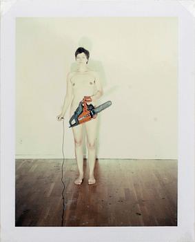 ANNIKA VON HAUSSWOLFF, signed and dated polariod 2007.