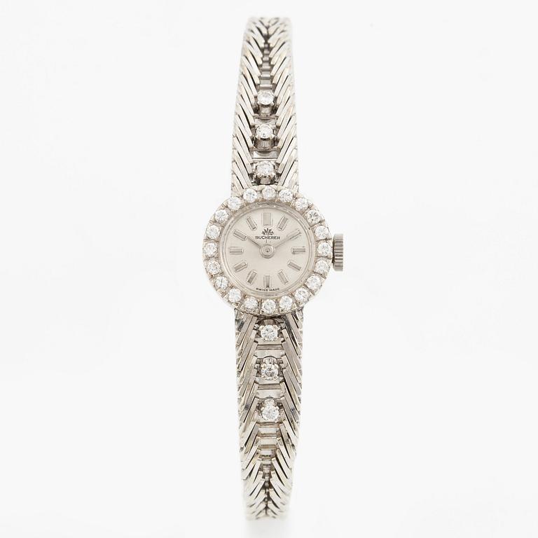 Bucherer, wristwatch, 15 mm.