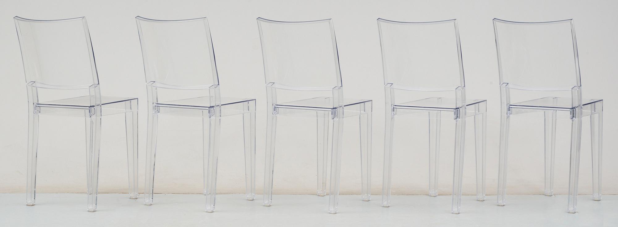 STOLAR, 5 st, "La Marie" Philippe Starck för Kartell Italien.