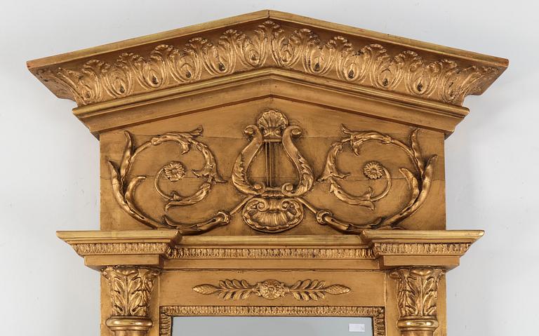 SPEGEL, empire, Johan Martin Berg (1772-1852), Göteborgs Hallstämpel, tidigt 1800-tal.
