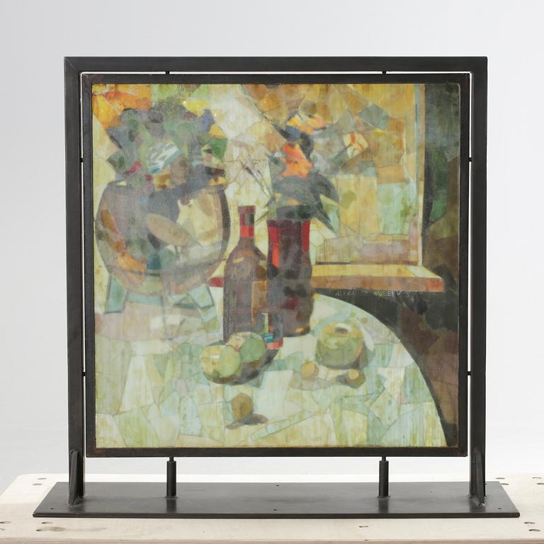 OKÄND KONSTNÄR, installation, glas, Signerad Alexander Kyleev.