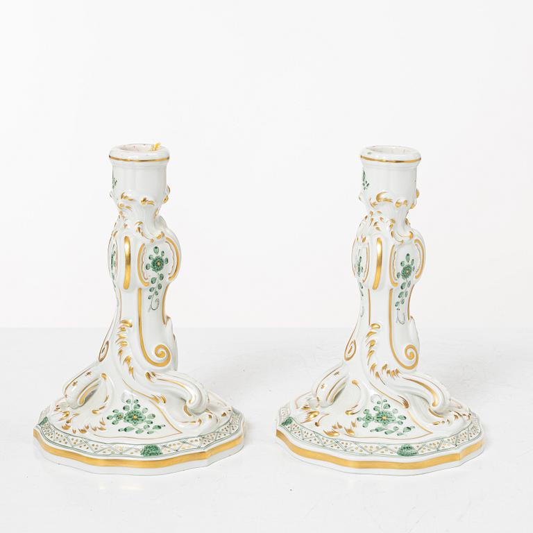 Meissen, servisdelar, 5 delar, tidigt 1900-tal.