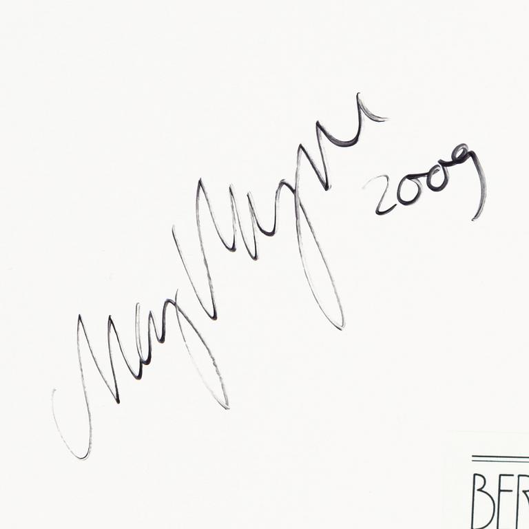 Magnus Magnusson, fotografi signerad och daterad 2009 a tergo.