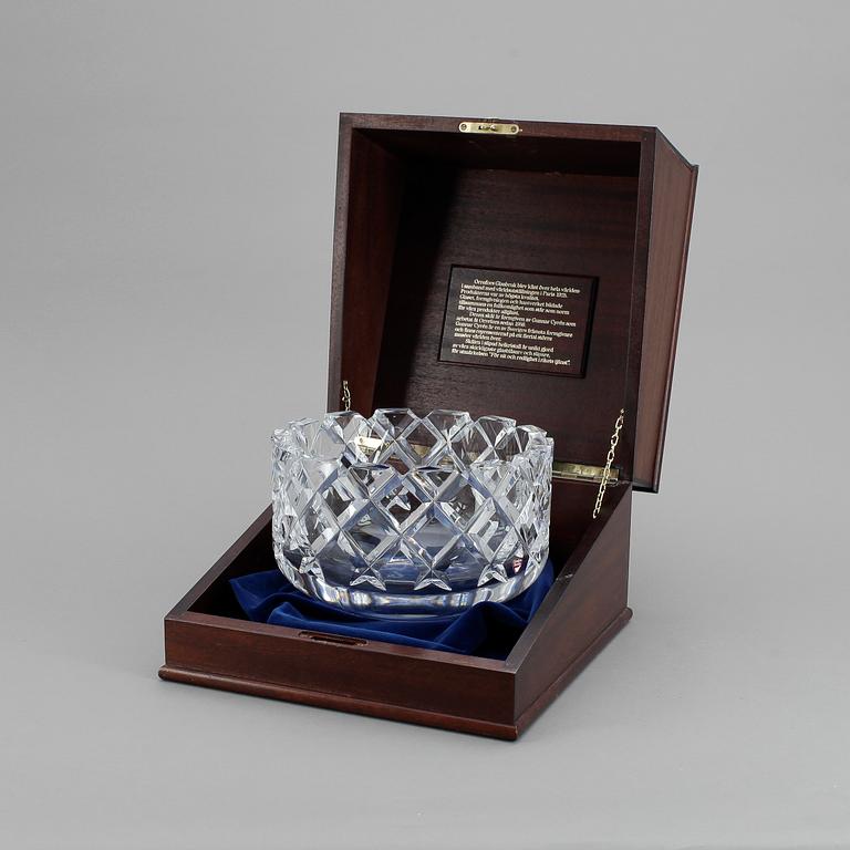 SKÅL, glas, Sofiero, Gunnar Cyrén, Orrefors, 1900-talets andra hälft.