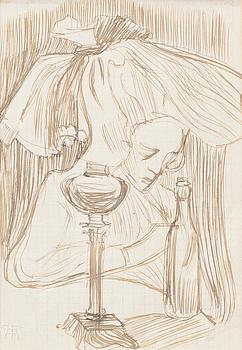 Axel Törneman, Figurative compositions, 2 pcs.