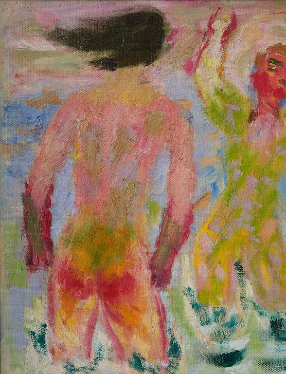 Ragnar Sandberg, "Baderskorna/Flickor i vattnet".