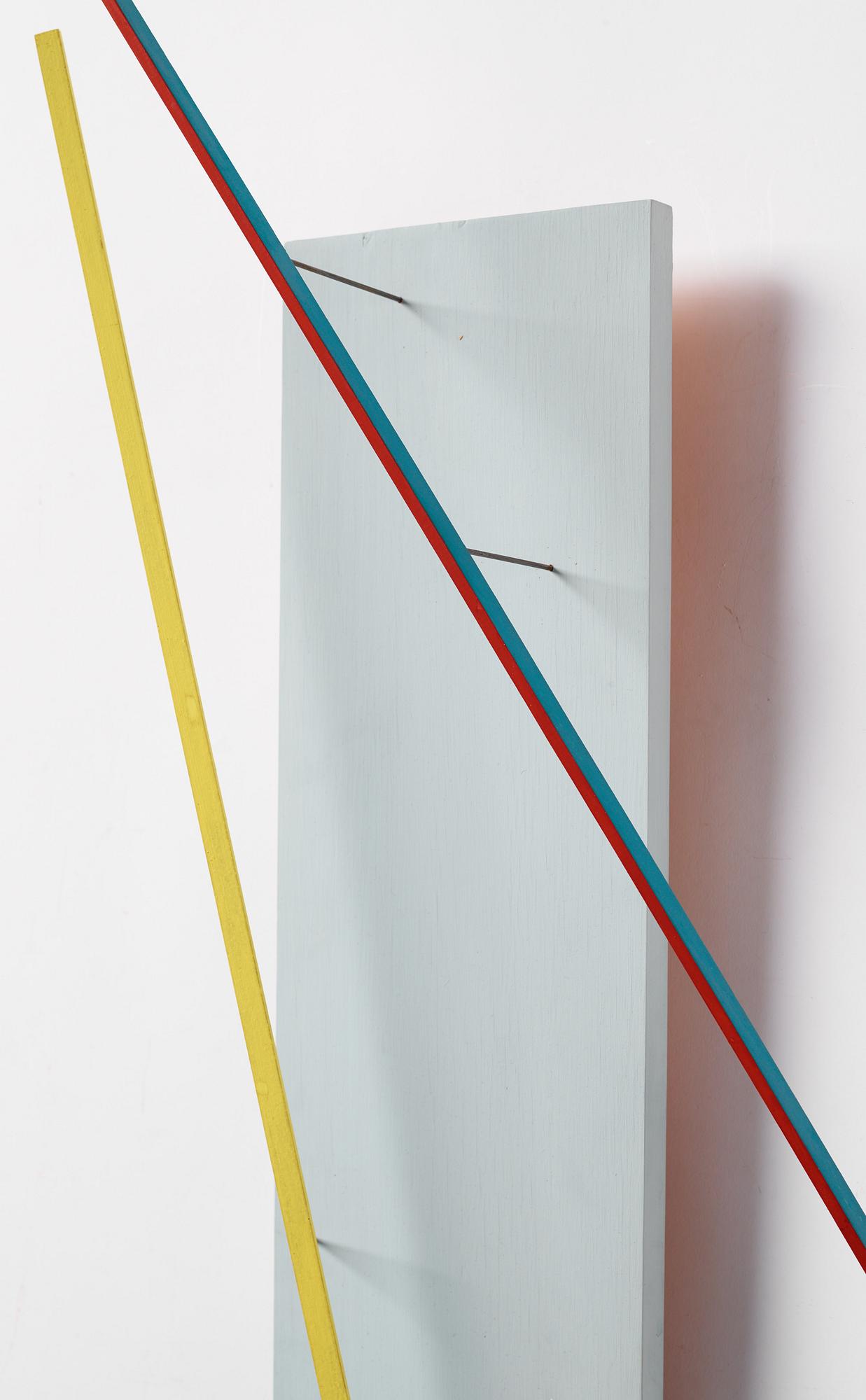 Axel Knipschild, blandteknik/väggobjekt. Signerad och daterad 1976 a tergo.