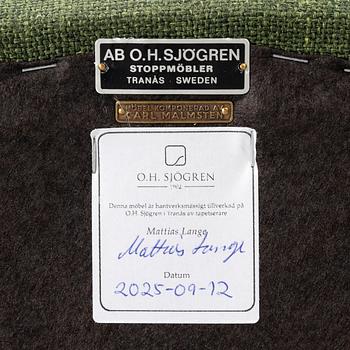 Carl Malmsten, Armchair, "Farmor", O.H. Sjögren, Tranås 2025.