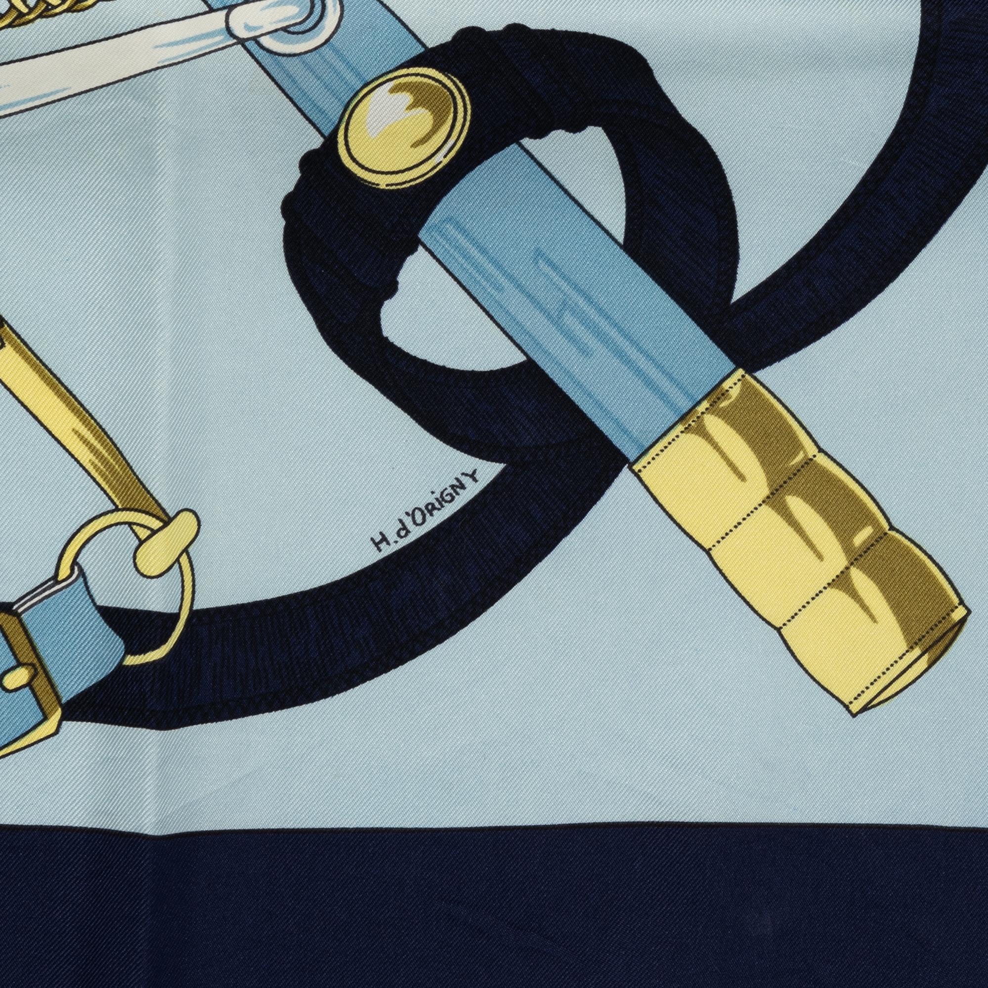 Hermès, scarf, "Eperon d'Or".