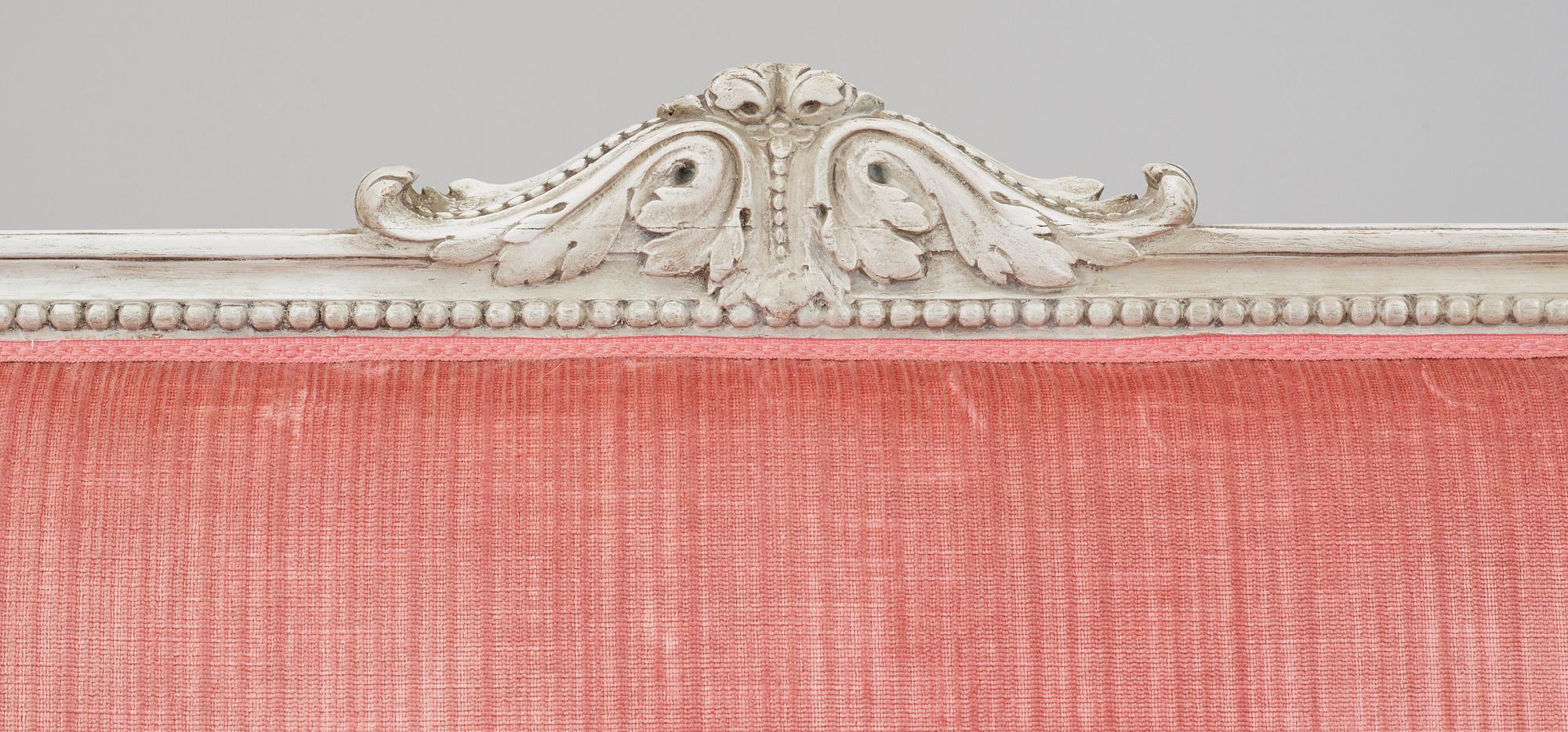 A Gustavian 18th century sofa by E. Öhrmark.
