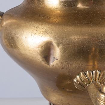 SAMOVAR, mässing, Ryssland, 1900-talets början.