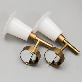 UNO & ÖSTEN KRISTIANSSON, a pair of brass wall light from Luxus.