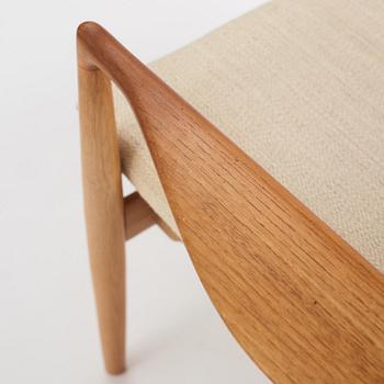 Finn Juhl, a pair of "SW 96" easy chairs, Søren Willadsen, Denmark.