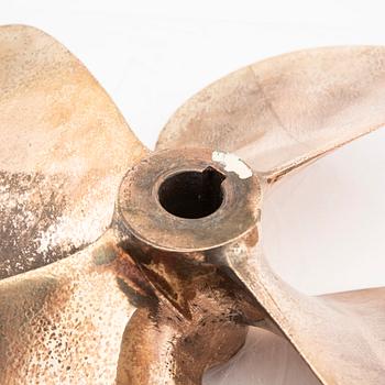 A boat propeller from the 1900s.