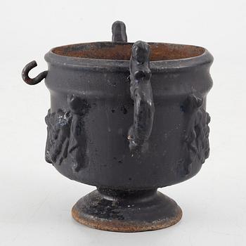 A cast iron garden urn, Stavsjö Bruk, 20th century.