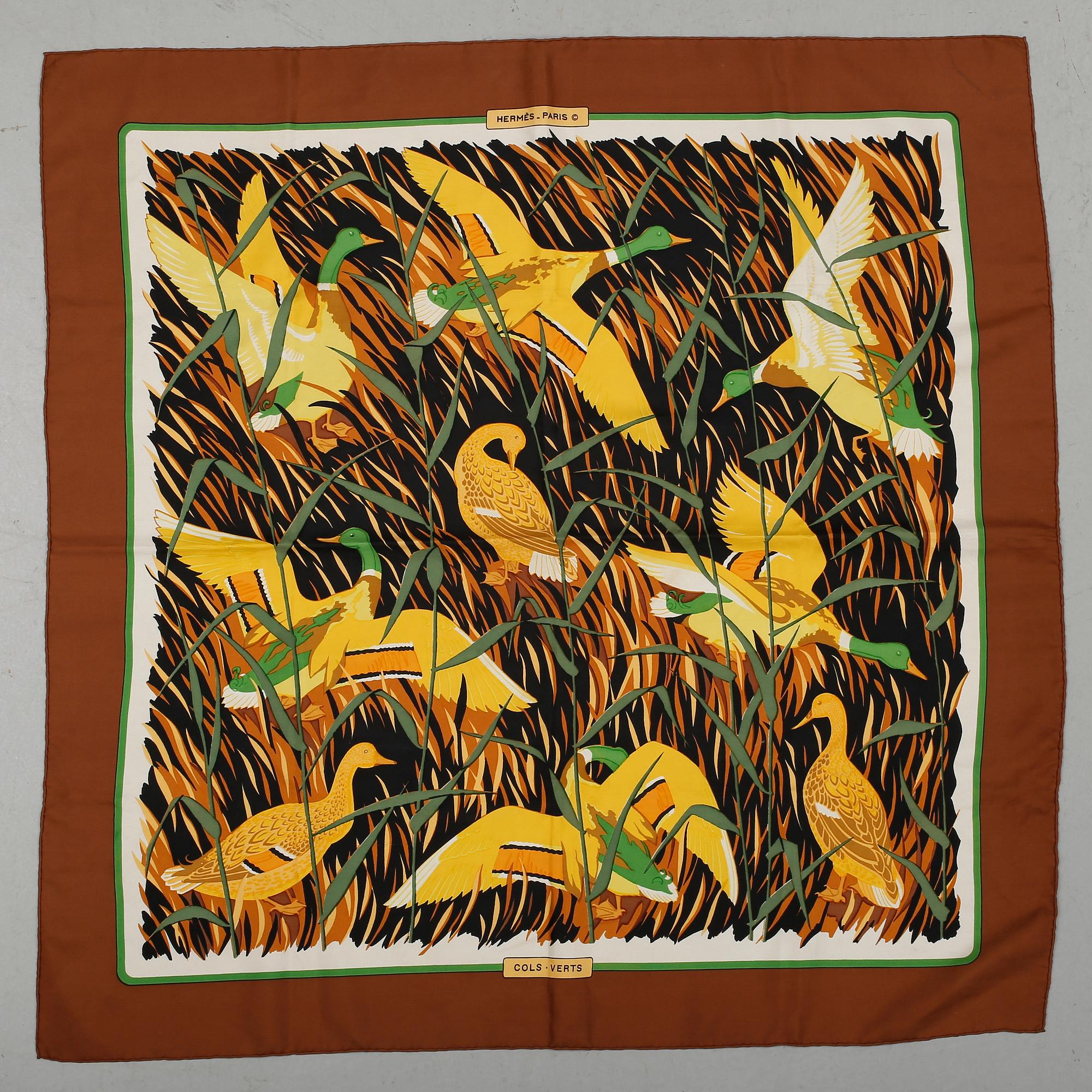 SCARF, "Cols vertes" Hermès.