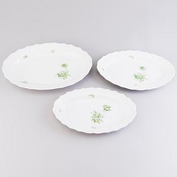 A 51-piece Hutschenreuther Selb Dresden porcelain dinner set, Bavaria Germany.