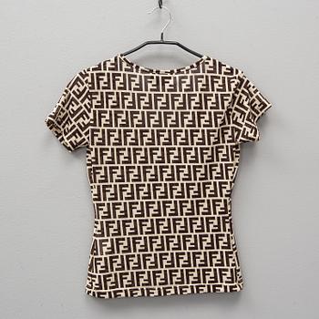 FENDI, a four-piece outfit, Italian size 42-46.