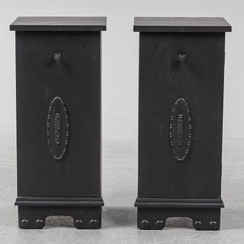 A pair of bedside tables, first haft of the 20th century.