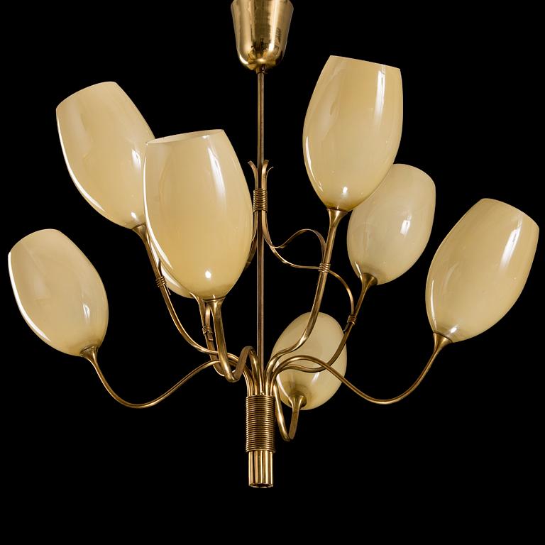 A mid-20th century pendant lamp model 9007/8 for Idman, Finland.