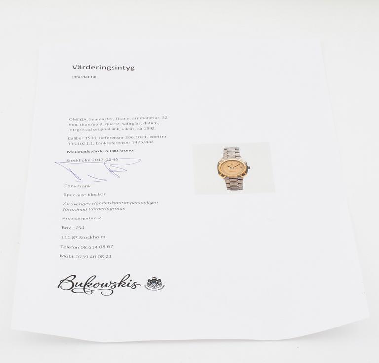 OMEGA, Seamaster, Titane, armbandsur, 32 mm,