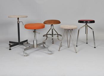 PALLAR, 5 st olika modeller, 1900-tal.
