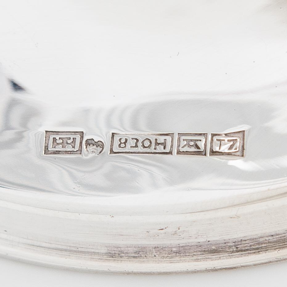 Pentti Sarpaneva, ljusstakar, 2 par, silver, "Pitsi", Turun Hopea, Åbo 1969 och 1972.