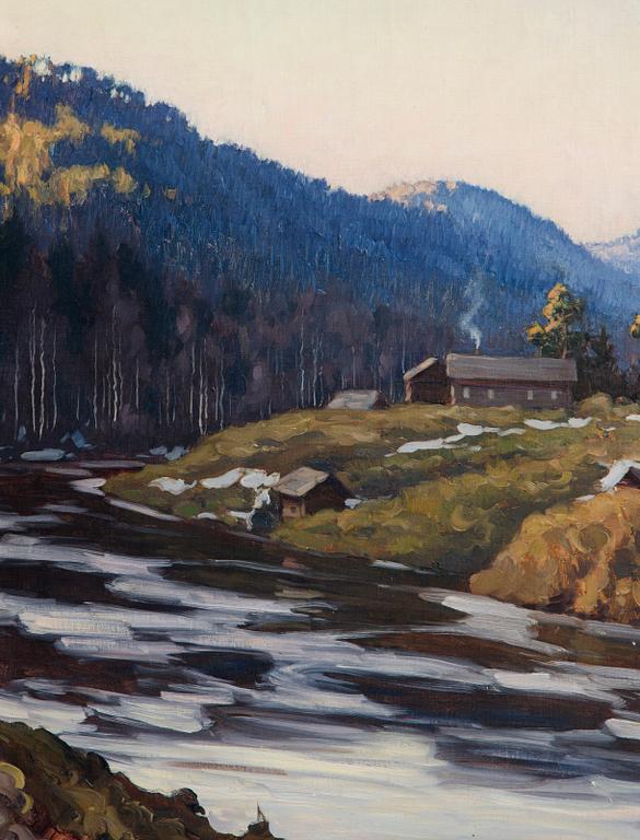 Grigor Auer, Näkymä Impilahdelta (Laatokka).