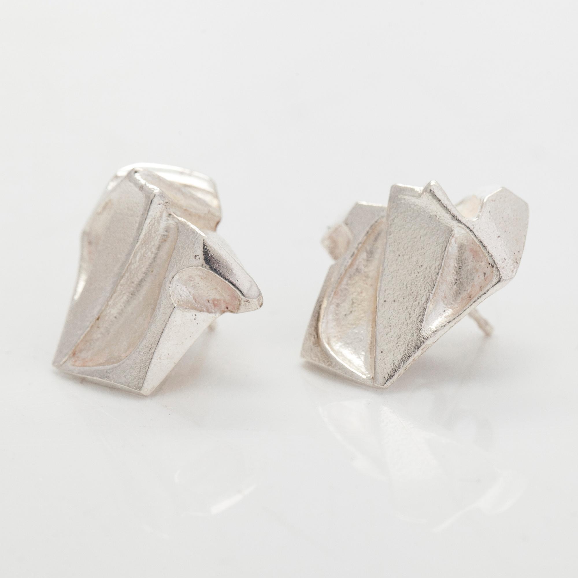 Björn Weckström, korvakorut, "Nastassia", hopea, Lapponia.