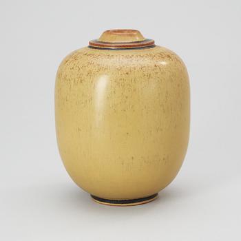 A Erik and Ingrid Triller stoneware vase, Tobo.