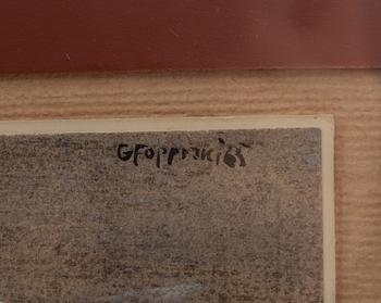 GUSTAVO FOPPIANI, blandteknik, signerad och daterad -65.