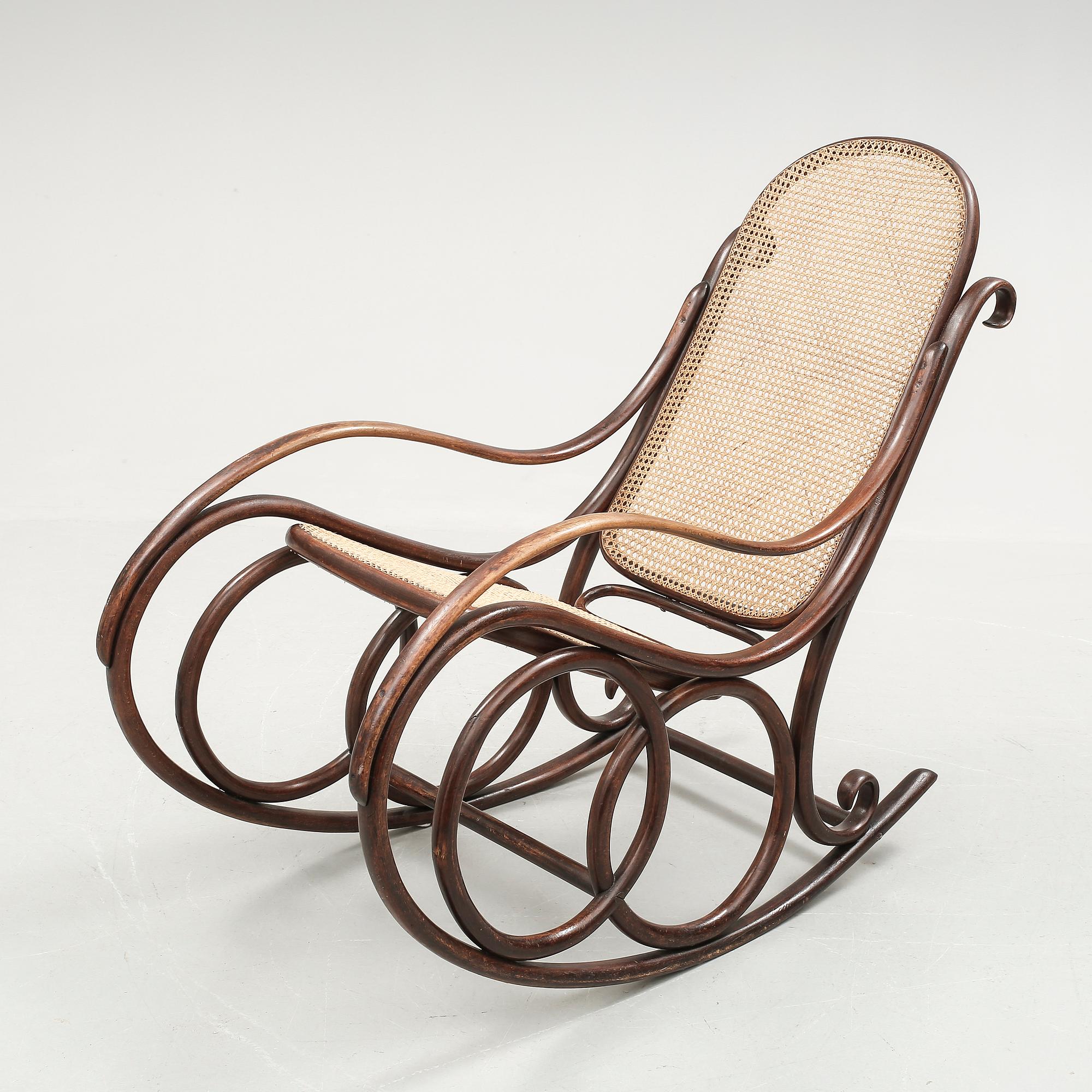 GUNGSTOL, Thonet. Modell 4. 1800-talets slut.