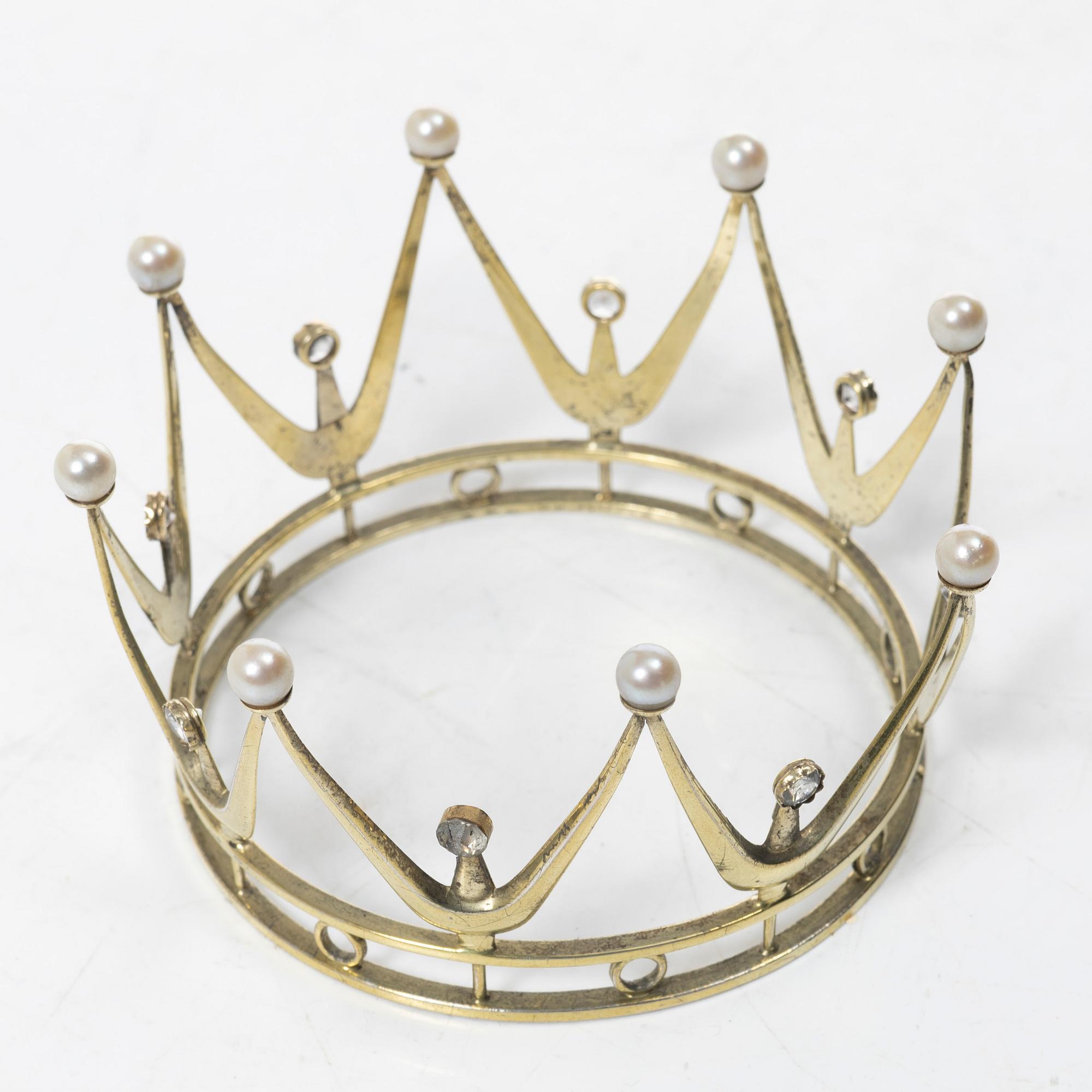 Bride's crown, Stockholm, Sweden, circa 1940.