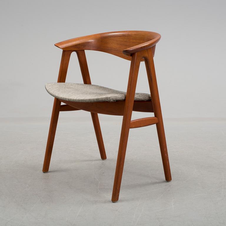 ERIK KIRKEGAARD, karmstol, Höng Stolefabrik, Danmark, 1900-talets mitt.