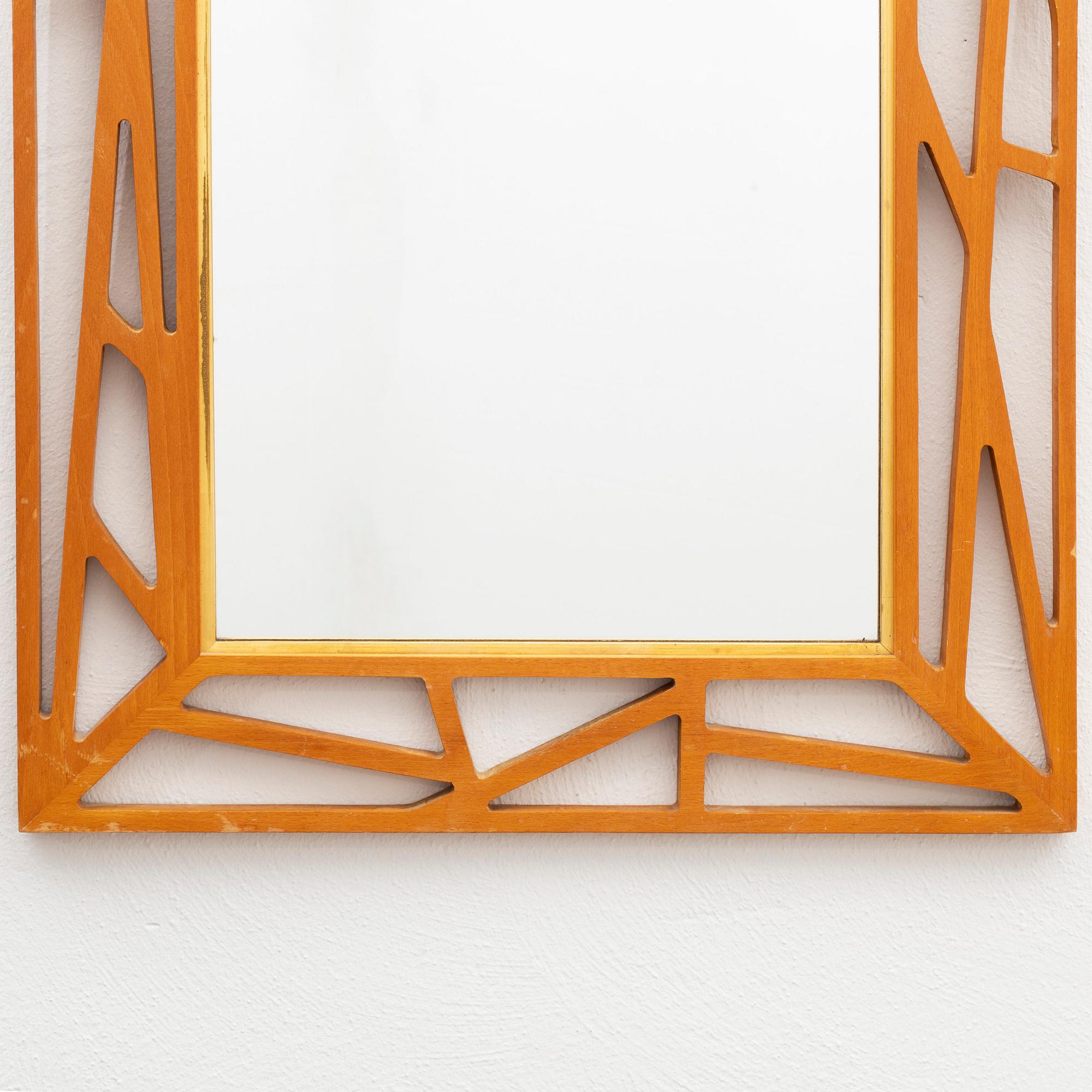 An 'Eden' Swedish Modern mirror from Gustafs, 1950's.