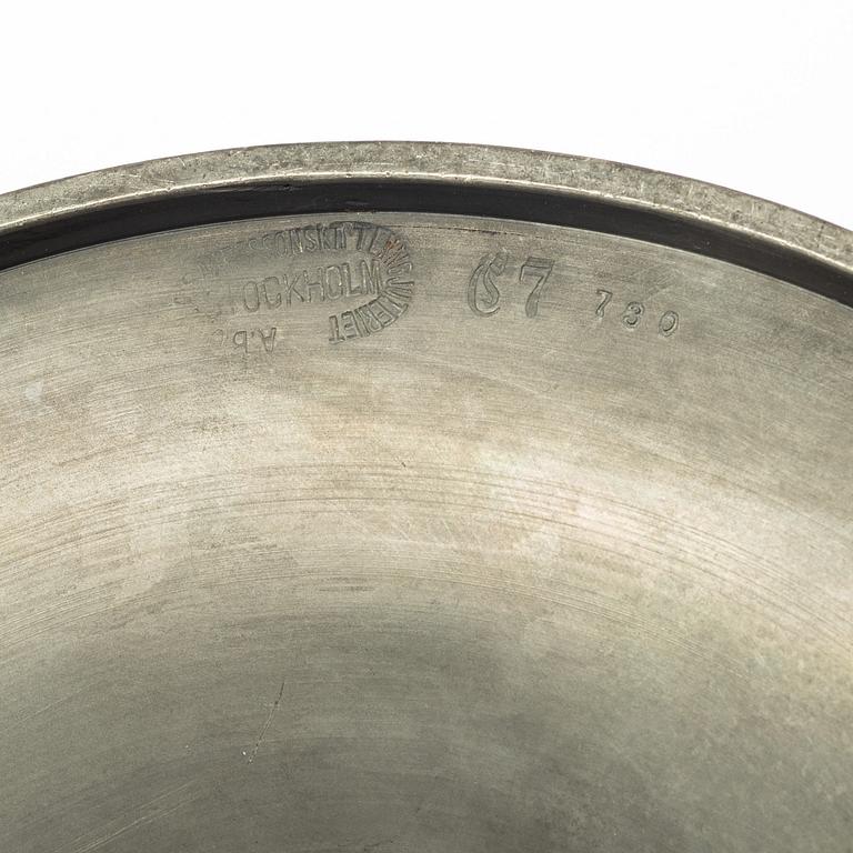 Ferdinand Boberg, candelabras, a pair, Old Santesson's Tin Foundry Stockholm.