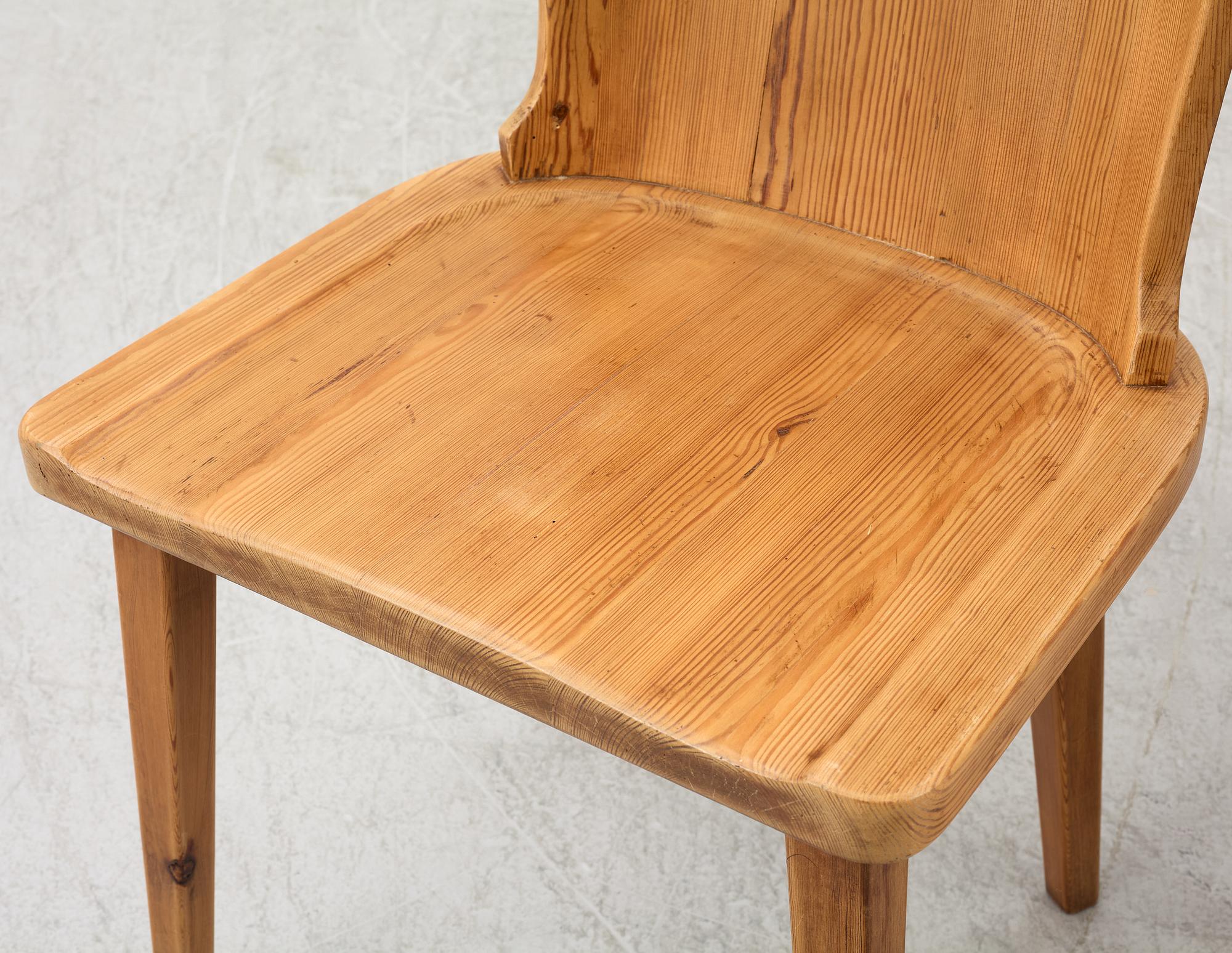 AB ÅBY Möbelfabrik, stolar 6 st, Sportstugemöbler, 1940-50-tal.