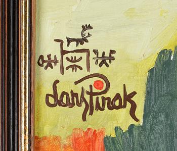 LARS NILS PIRAK, olja på duk. Sign.