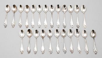 KAFFESKEDAR, 24 st, silver, Alton, 1965. Vikt 266 g.
