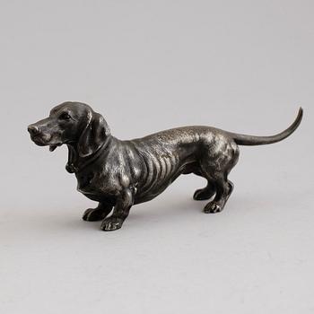 FIGUR, vitmetall, WMF, omkring år 1900.