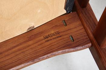 STOLAR, 4 st, Yngve Ekström, Swedese. En brännmärkt.