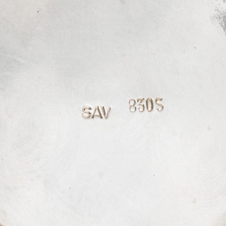 A 4-piece silver coffee service, 20h Century.
