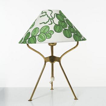 Bertil Brisborg, & Torsten Claeson (1893-1978), bordslampa, modell Triva "532-018", Nordiska Kompaniet, 1950-tal.