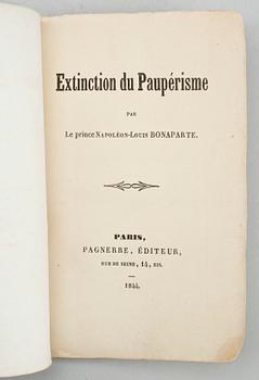 BOK, "Extinction du Paupérisme" av Napoleon III, Paris 1844.