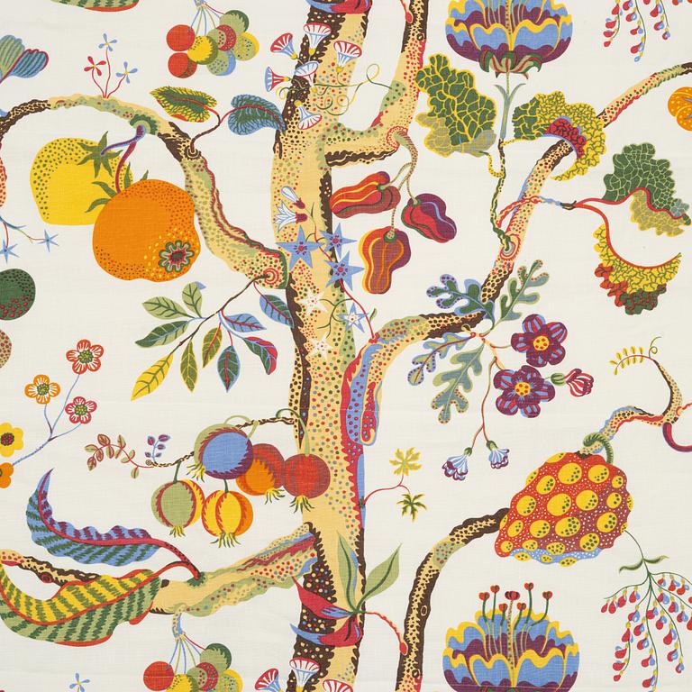 Josef Frank, a pair of 'Vegetable Tree' blinds, Svenskt Tenn.