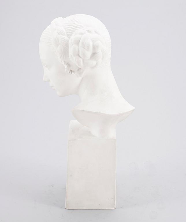 TORE STRINBERG, skulptur, gips, "Krokus". Sign i godsets gjutning resp med blyertssign undertill.